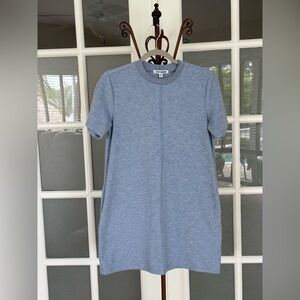 Steve Madden Blue Sweater Dress Size S Short Sleeve Knit Mini